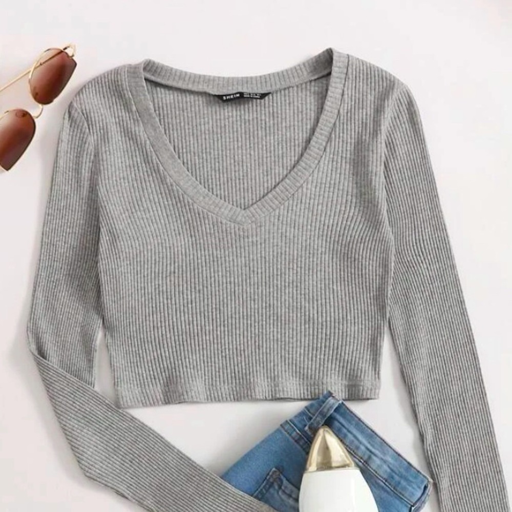 LONG SLEEVE CROP